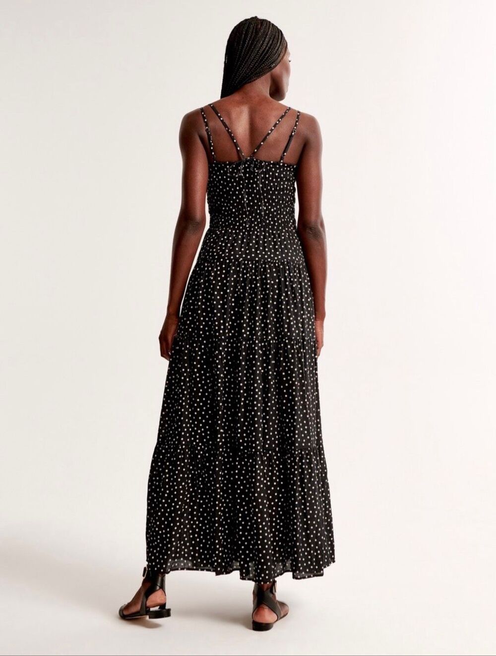 Abercrombie & Fitch Smocked Bodice Maxi Dress